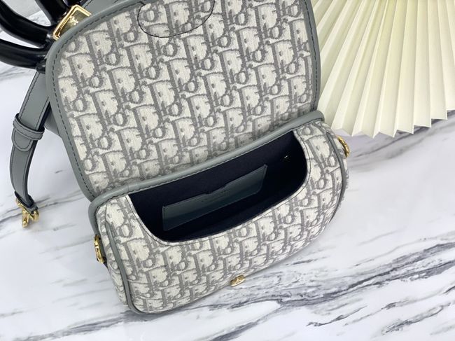 MEDIUM DIOR BOBBY BAG Warm Taupe Box Embroidery M2170 gray