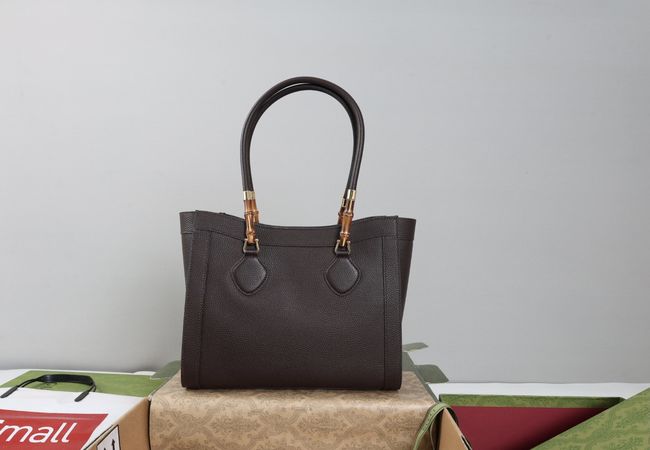 Gucci Bamboo Tote medium bag A005YB Dark brown Gucci Bamboo Tote medium bag A005YB Dark brown