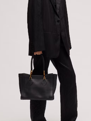 Gucci Bamboo Tote medium bag A005YB black Gucci Bamboo Tote medium bag A005YB black