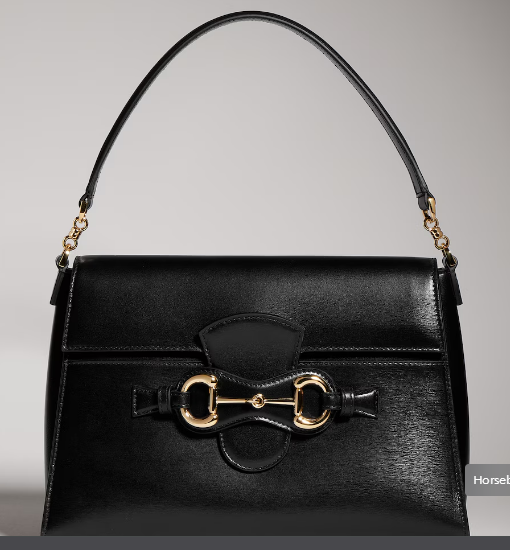 Gucci Horsebit Duomo medium top handle bag A006N6 black