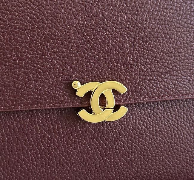 Chanel Maxi Flap bag AS6482 Burgundy