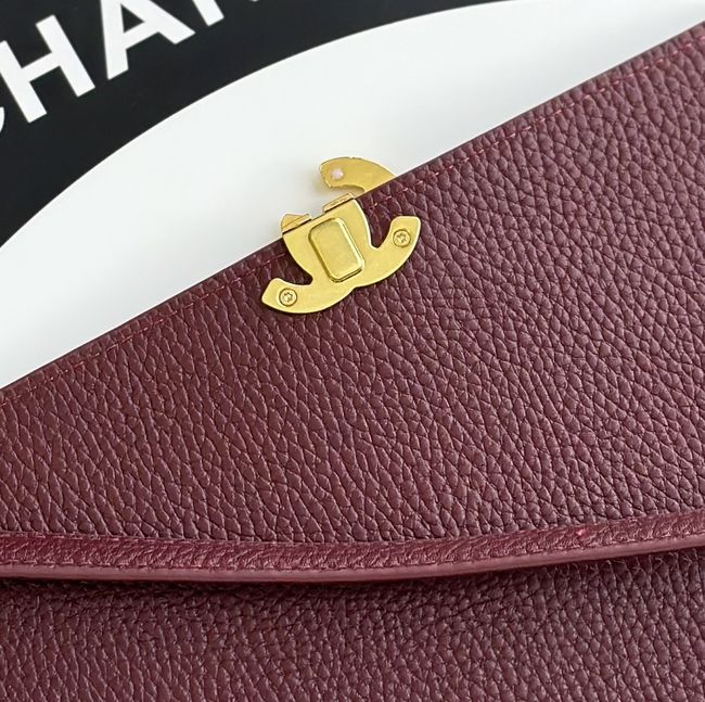 Chanel Maxi Flap bag AS6482 Burgundy