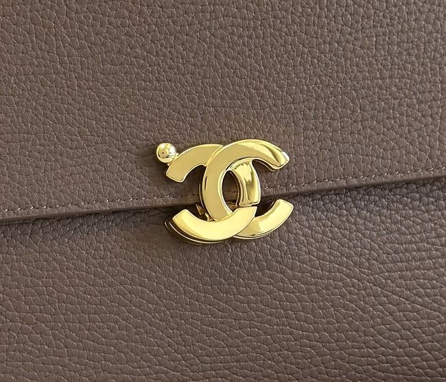 Chanel Maxi Flap bag AS6482 brown