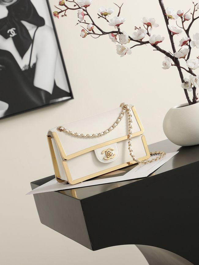 Chanel Mini Flap Bag AS6533 white