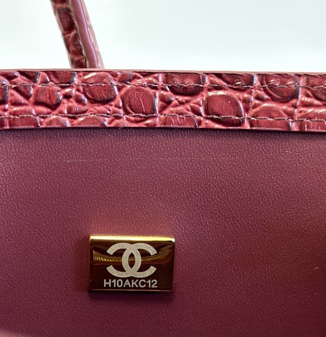 Chanel Small Shopping Bag AS6492 Burgundy