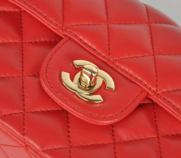 Cheap Chanel Classic mini Flap Bag 1115 Red Sheepskin Golden Hardware Cheap Chanel Classic mini Flap Bag 1115 Red Sheepskin Golden Hardware