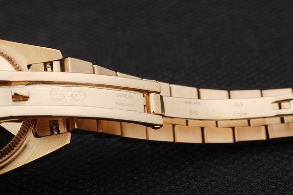 Rolex Datejust Mechanism Golden White Surface Women Watch-RD2462 Rolex Datejust Mechanism Golden White Surface Women Watch-RD2462