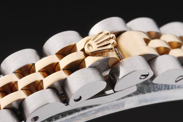 Rolex Datejust Mechanism Golden White Women Watch-RD2457 Rolex Datejust Mechanism Golden White Women Watch-RD2457