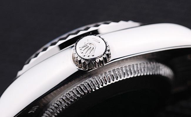 Rolex Datejust Silver Black Stainless Steel 25mm Watch-RD3790 Rolex Datejust Silver Black Stainless Steel 25mm Watch-RD3790