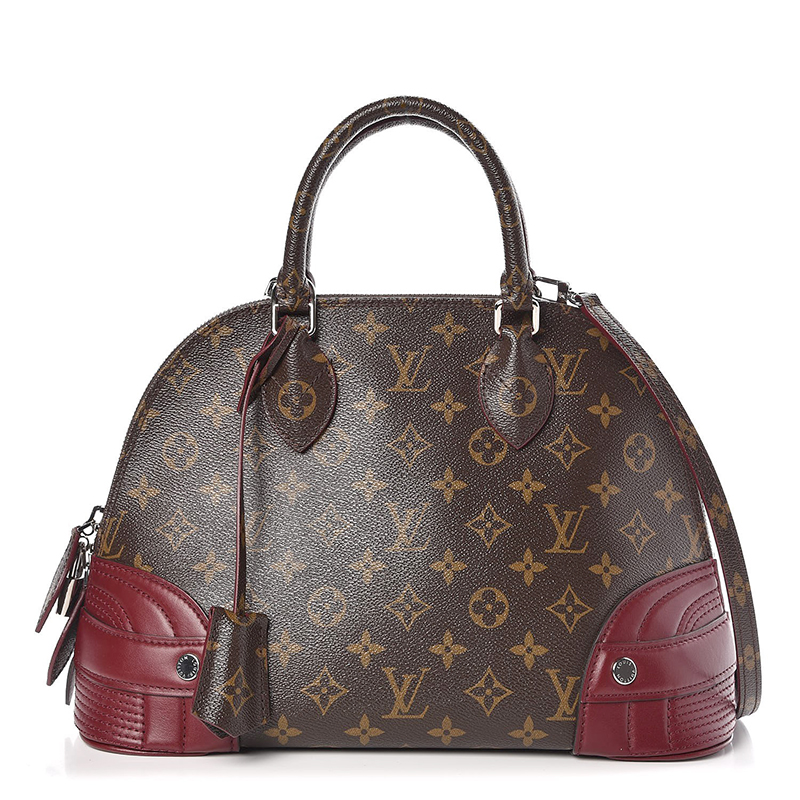 Louis Vuitton Burgundy Monogram Shine Alma