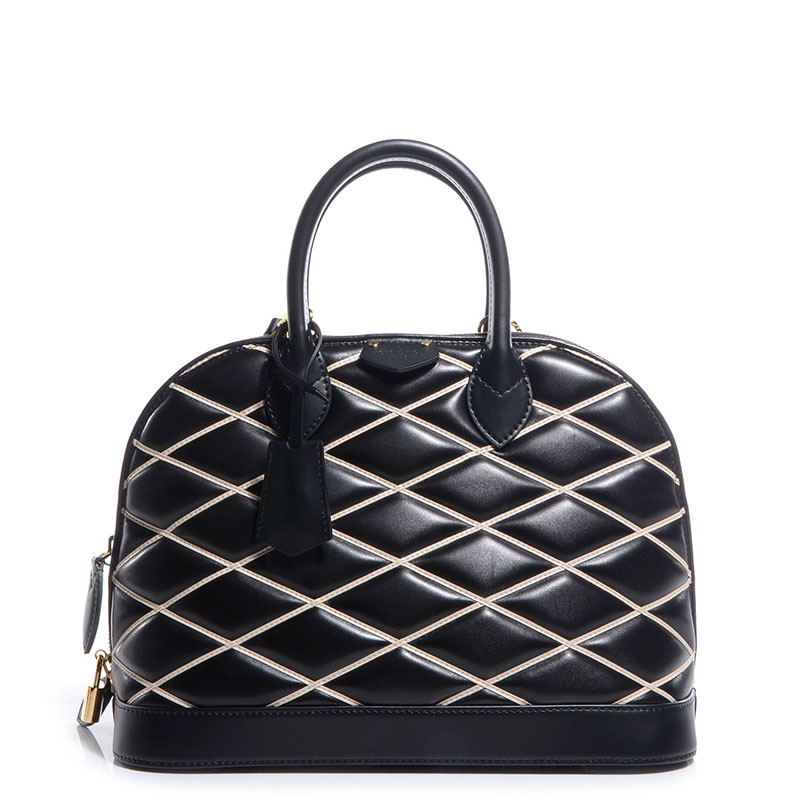 Louis Vuitton Malletage Alma Black