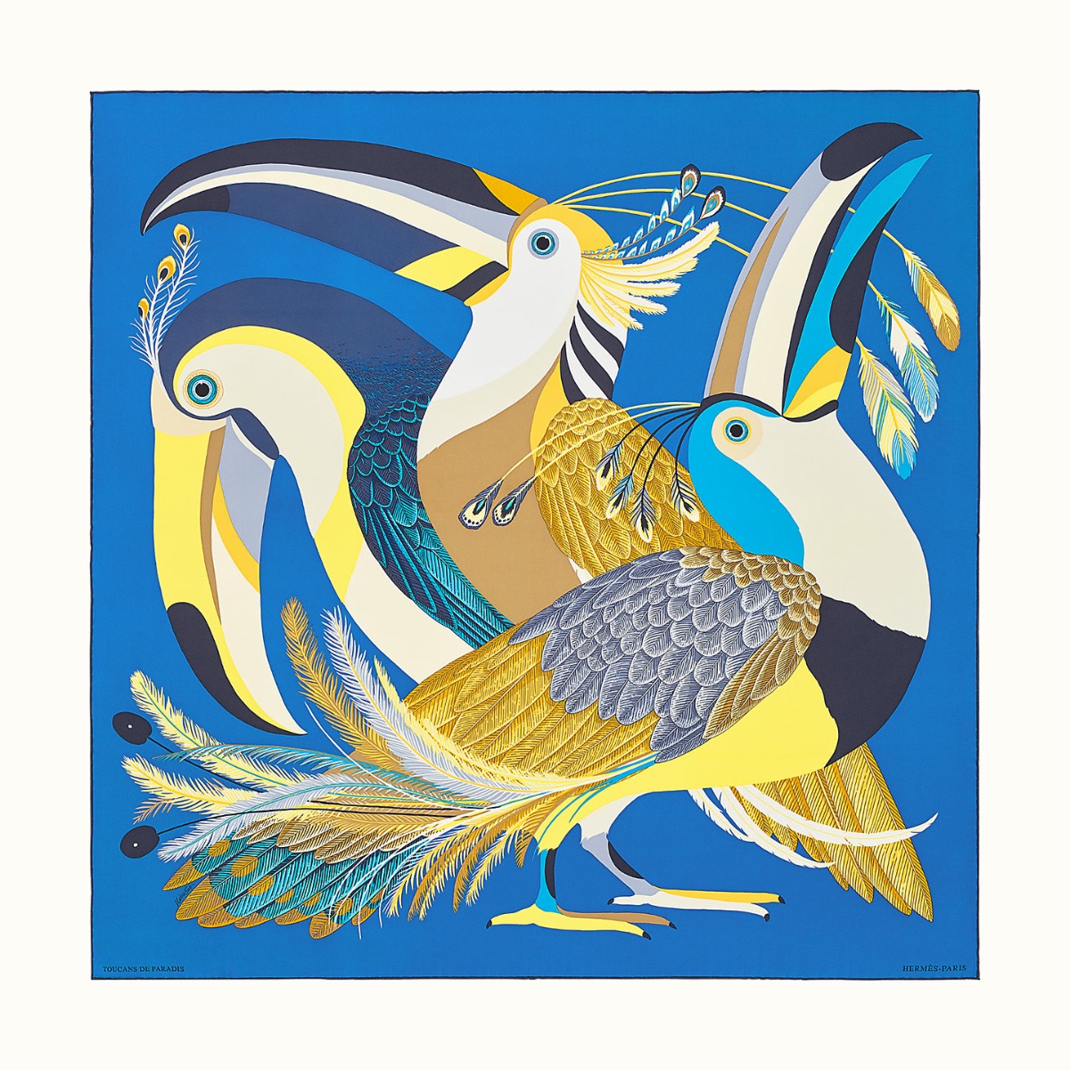 Hermes Scarf Toucans de Paradis Katie Scott