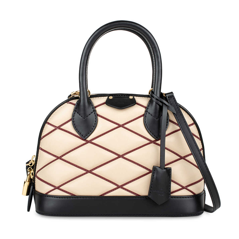 Louis Vuitton Malletage Alma Beige